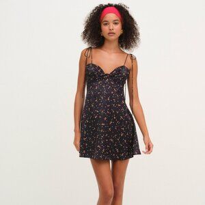 For Love & Lemons Adira Mini Dress S / Black
